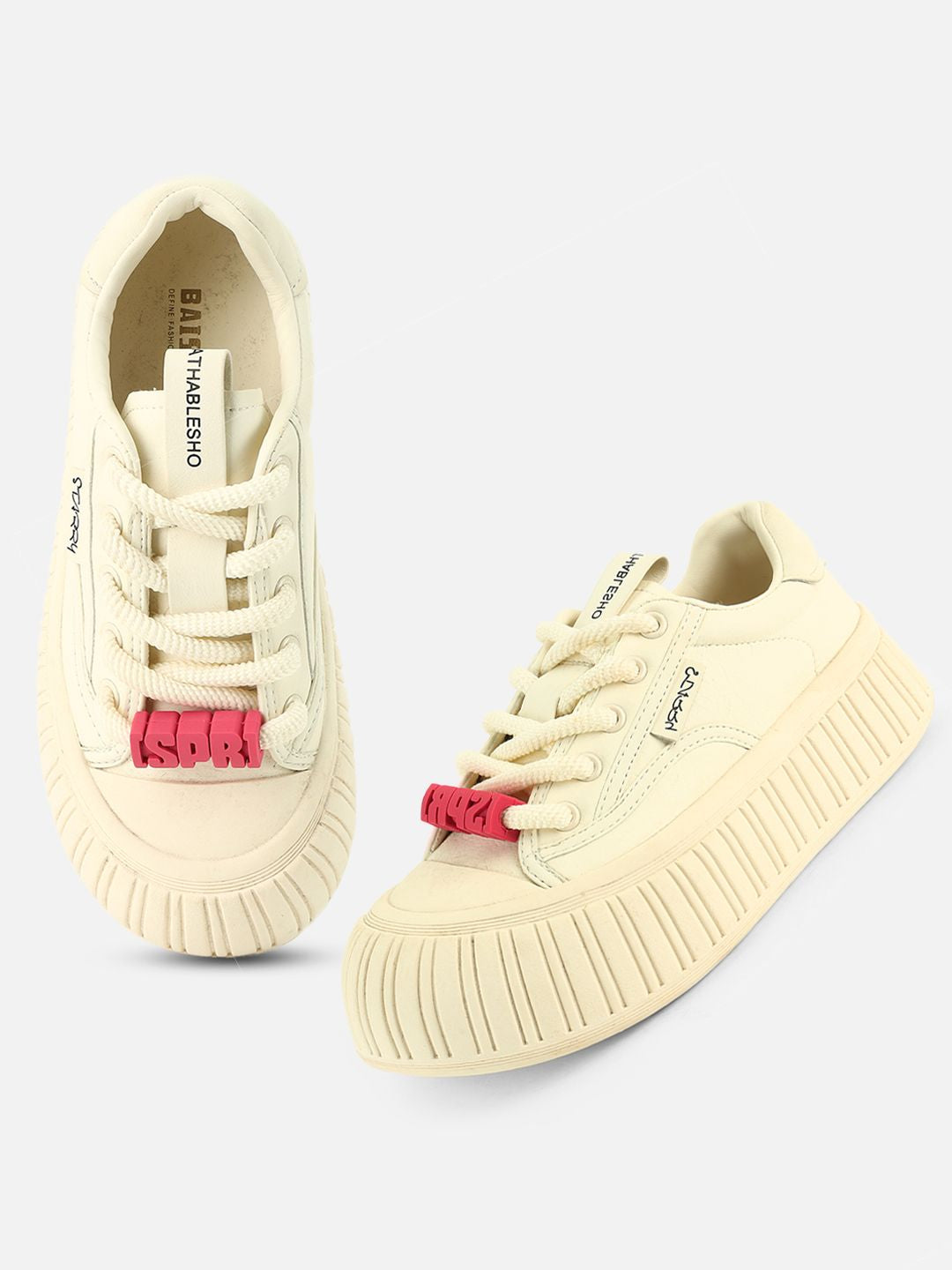 Beatnik White Sneakers Shoes