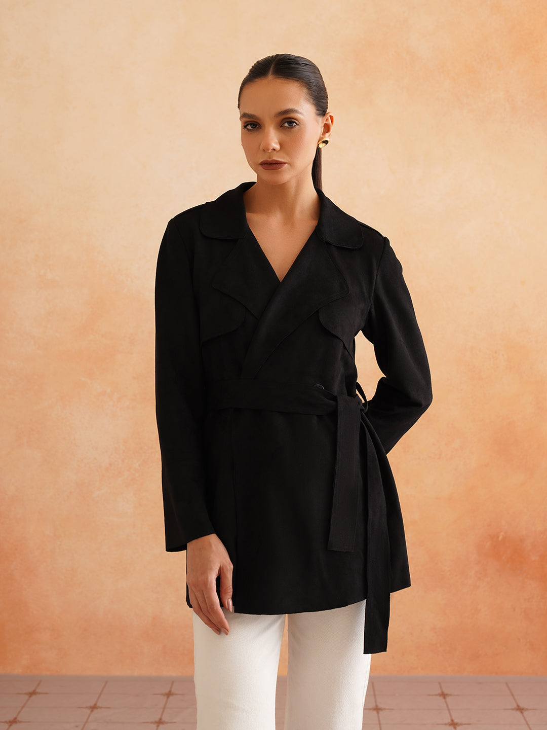 Double Breasted Black Womens Blazers Beatnik