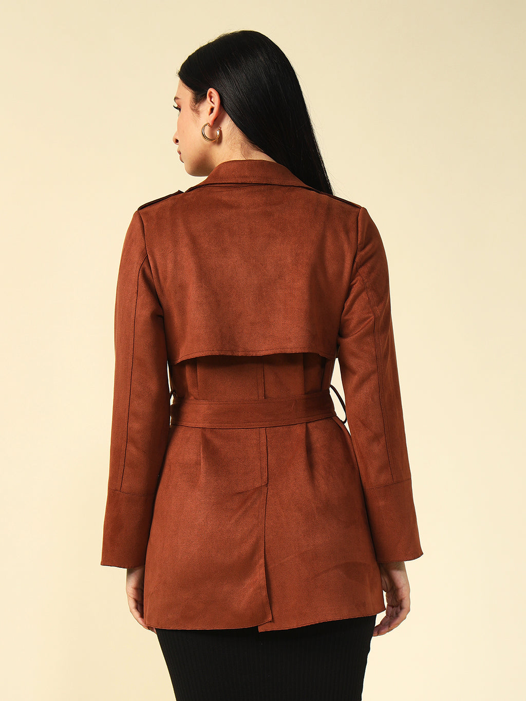 Double Breasted Brown Womens Blazers Beatnik