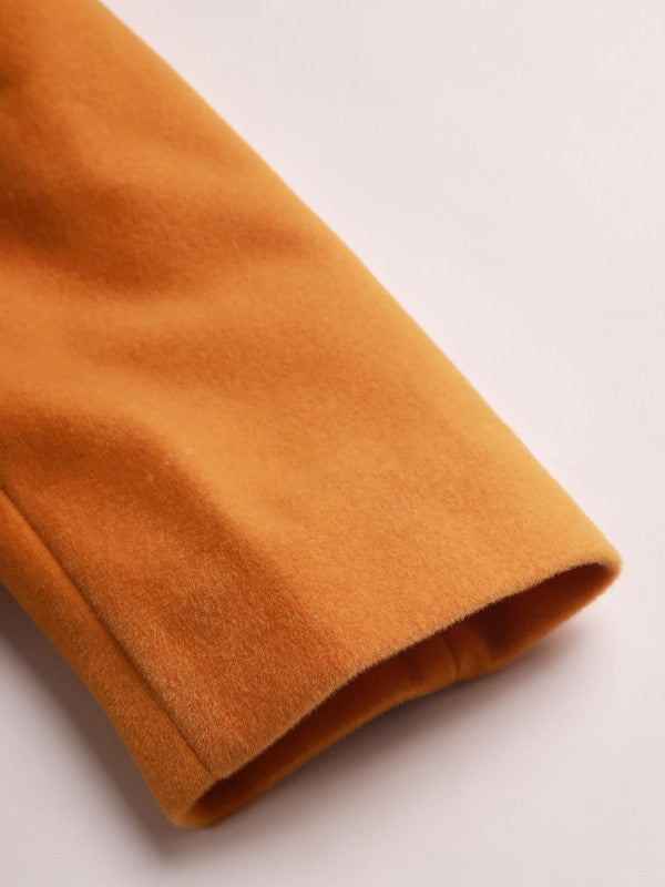 Beatnik Mustard Three Button  Womens Blazers Beatnik India