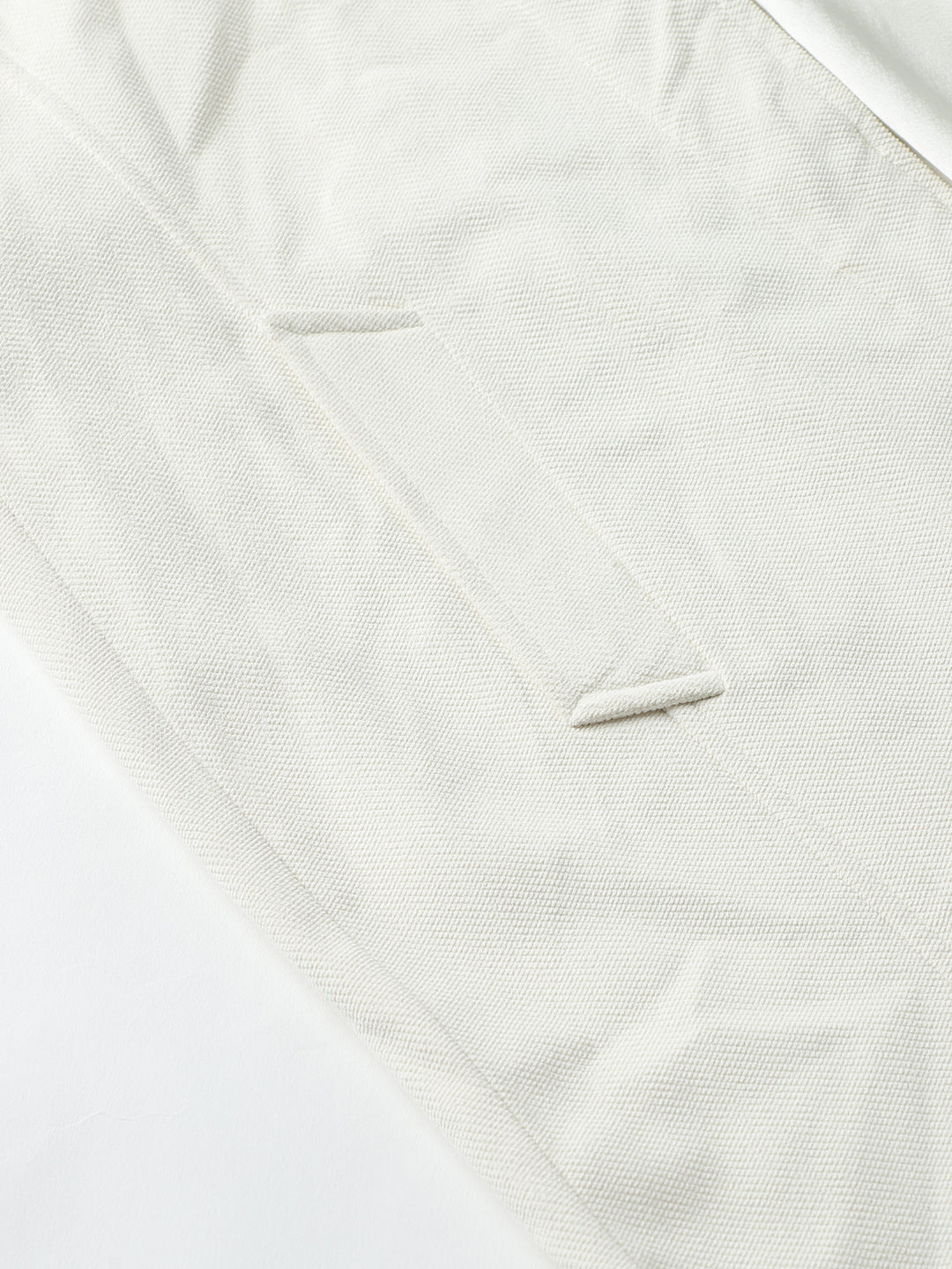 Beatnik Shawl Collar Full Sleeve Off White Front Open Blazer Beatnik India