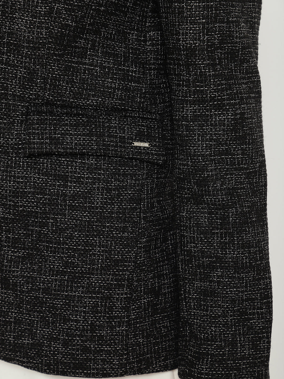 Beatnik Front Open Regular Shawl Collar Womens Black Blazers Beatnik India