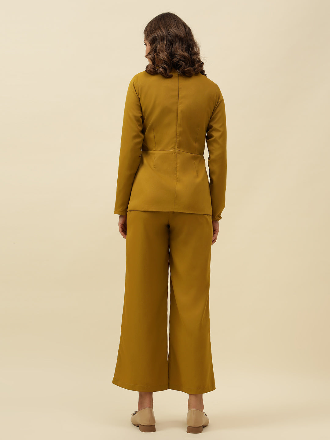 2 Piece Coord Mustard Womens Coords