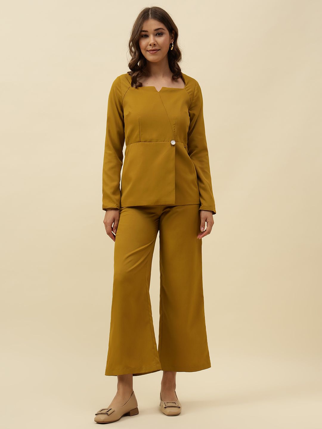 2 Piece Coord Mustard Womens Coords Beatnik
