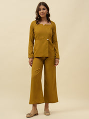 2 Piece Coord Mustard Womens Coords Beatnik