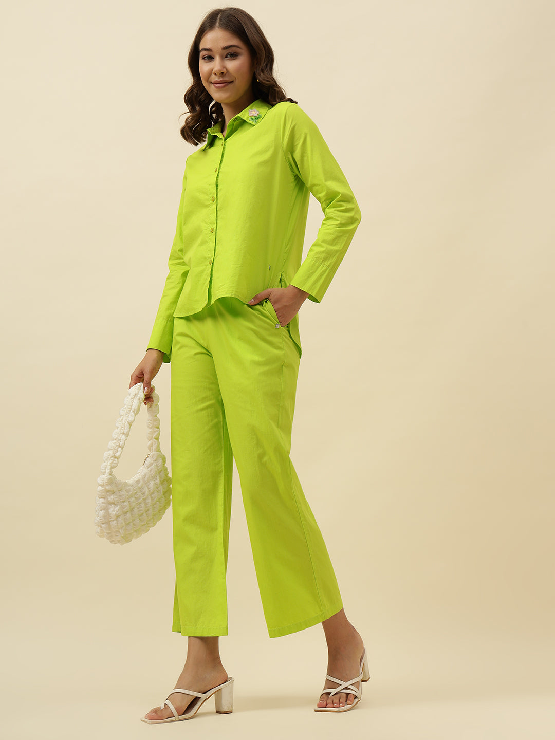 Poplin Patch Work Top Coord Set Beatnik India