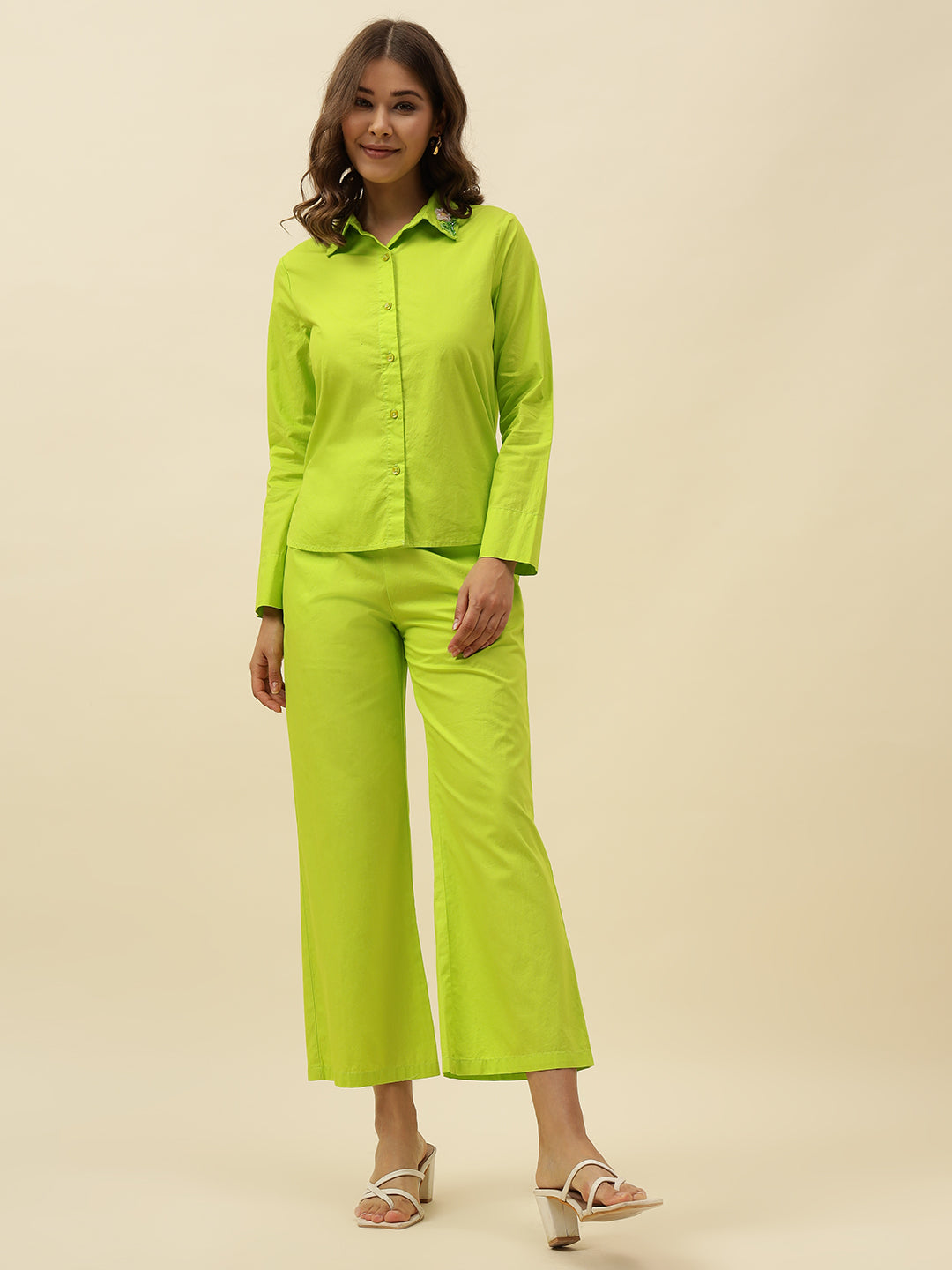 Poplin Patch Work Top Coord Set Beatnik India