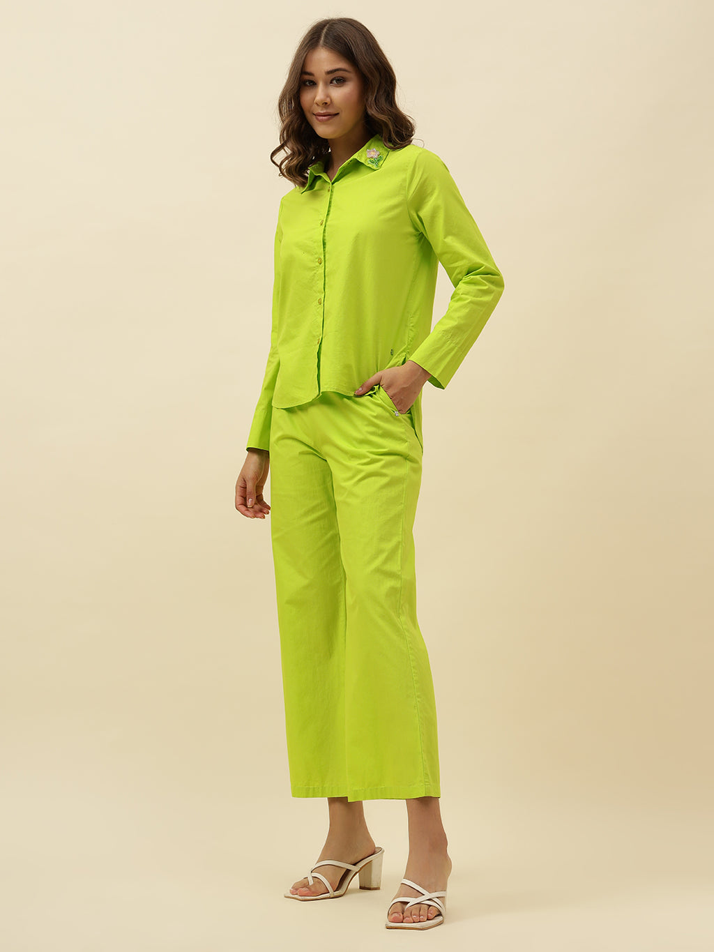 Poplin Patch Work Top Coord Set Beatnik India