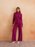 2 Piece Coord Plum Womens Coords Beatnik
