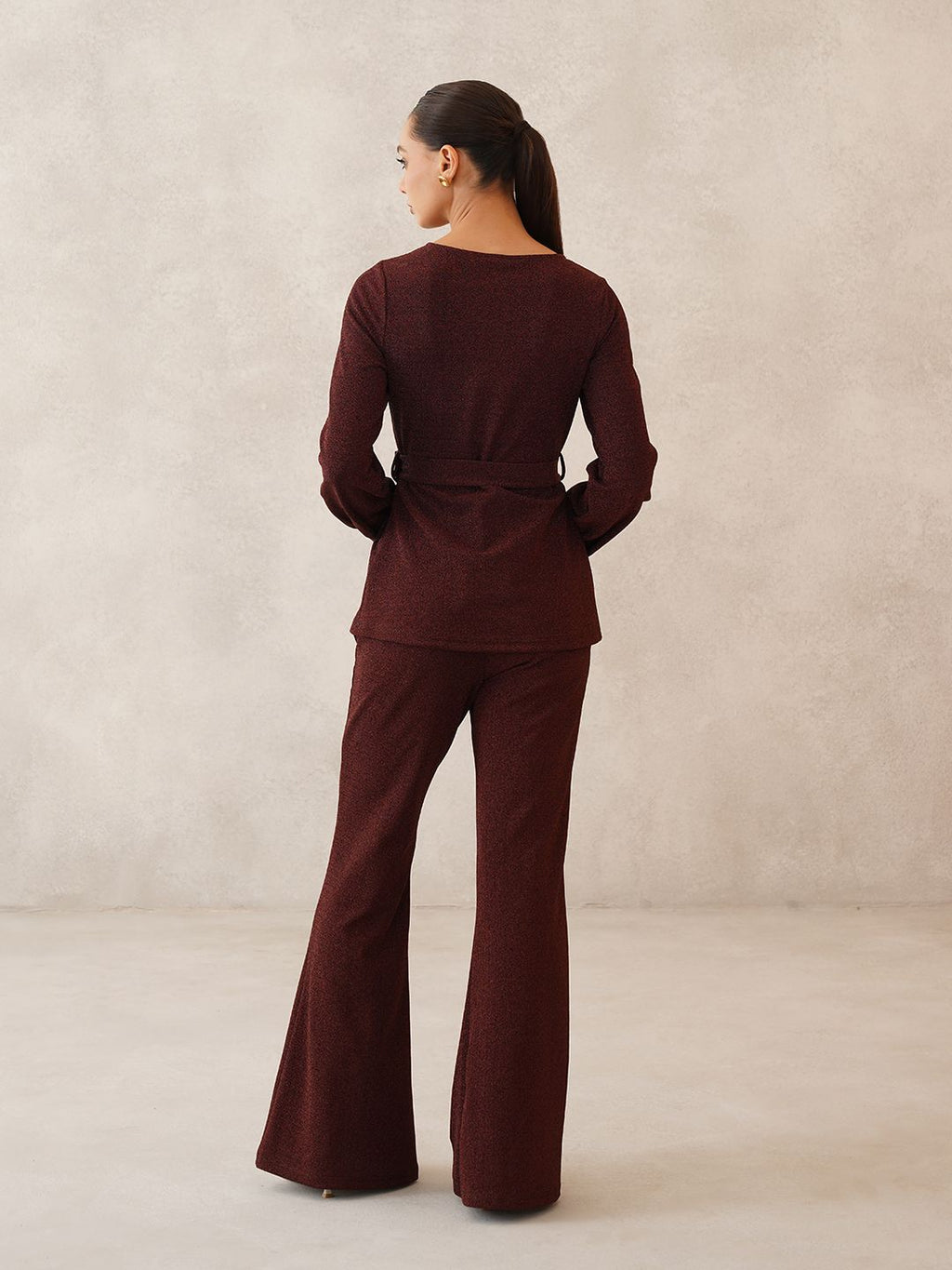 2 Piece Coord Maroon Womens Coords Beatnik