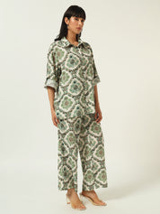 Beatnik Your Go-To Match for Instant Style Green Coord Set