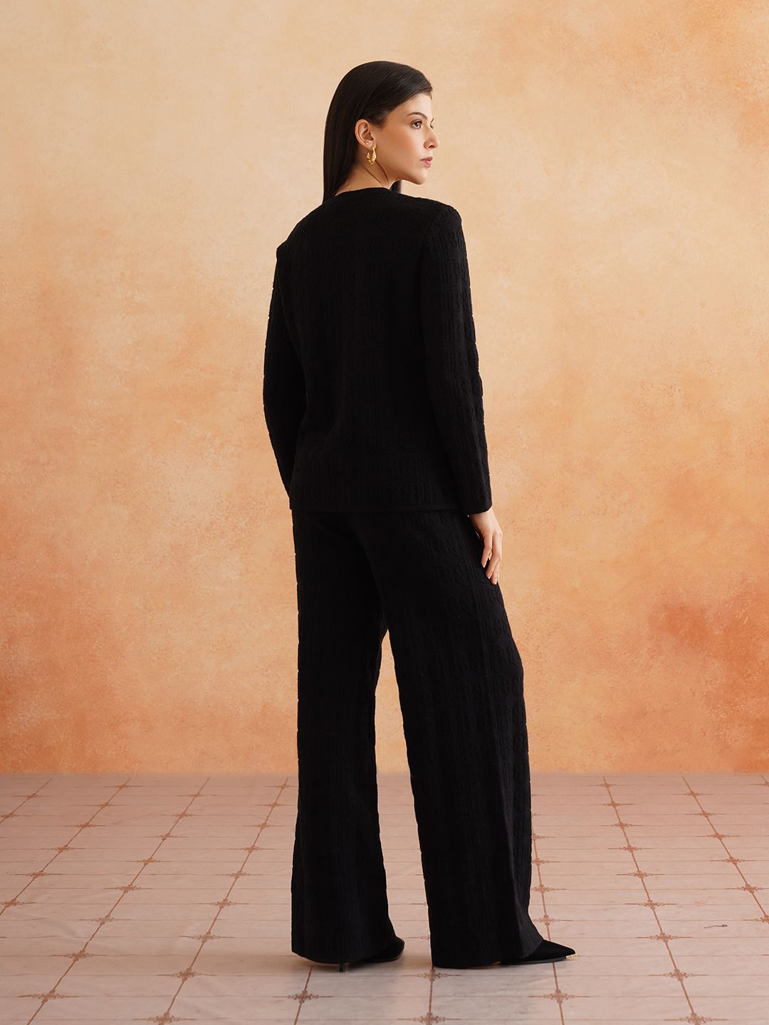 2 Piece Coord Womens Black Coord Set Beatnik