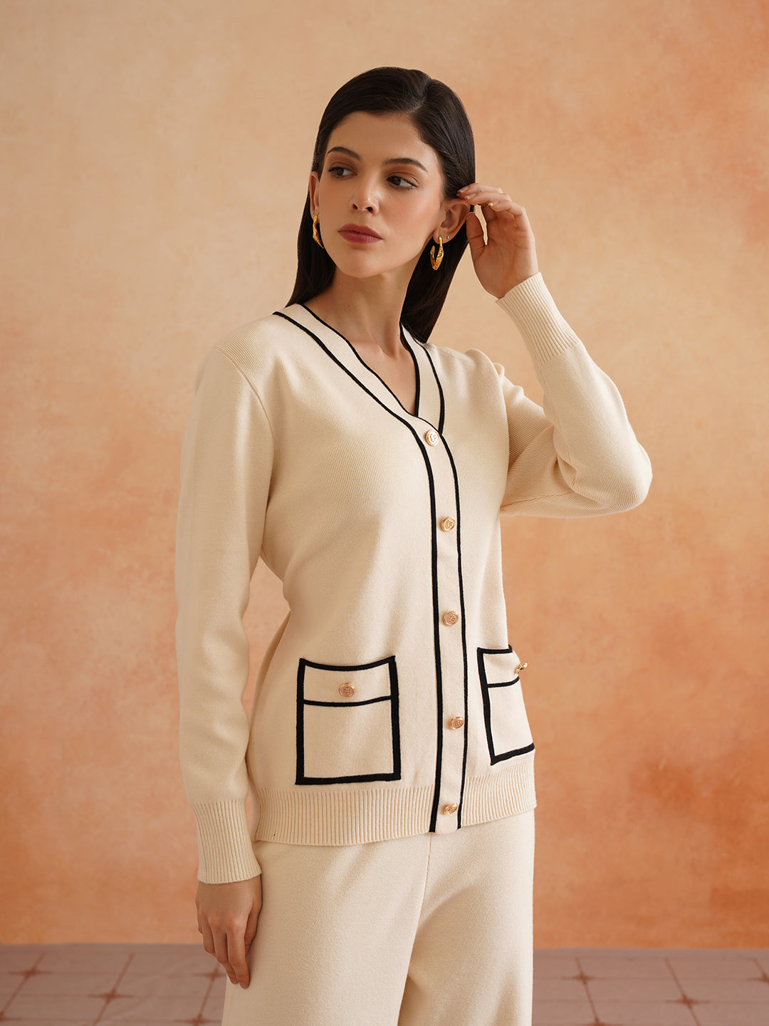 2 Piece Coord Cream Womens Coords