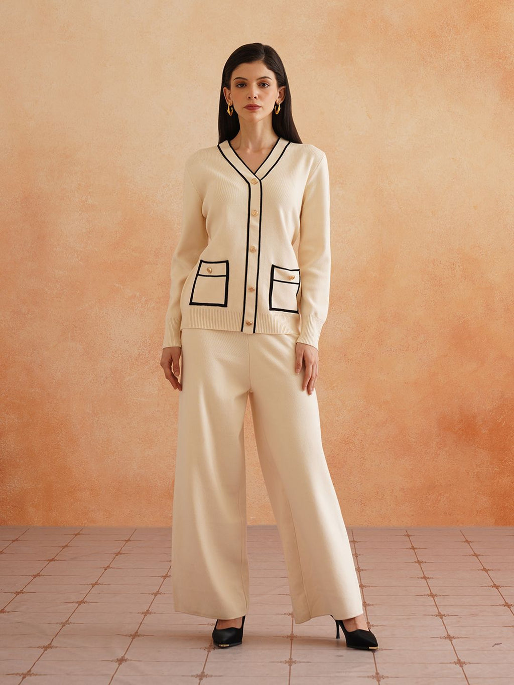 2 Piece Coord Cream Womens Coords Beatnik