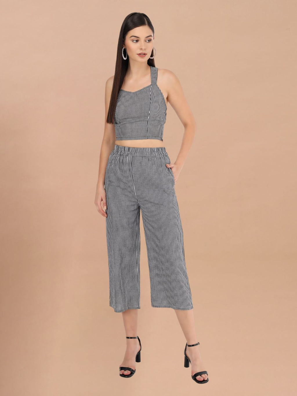 Beatnik Printed Casual Wear Sleeveless 2 Piece Coord Coords Beatnik India