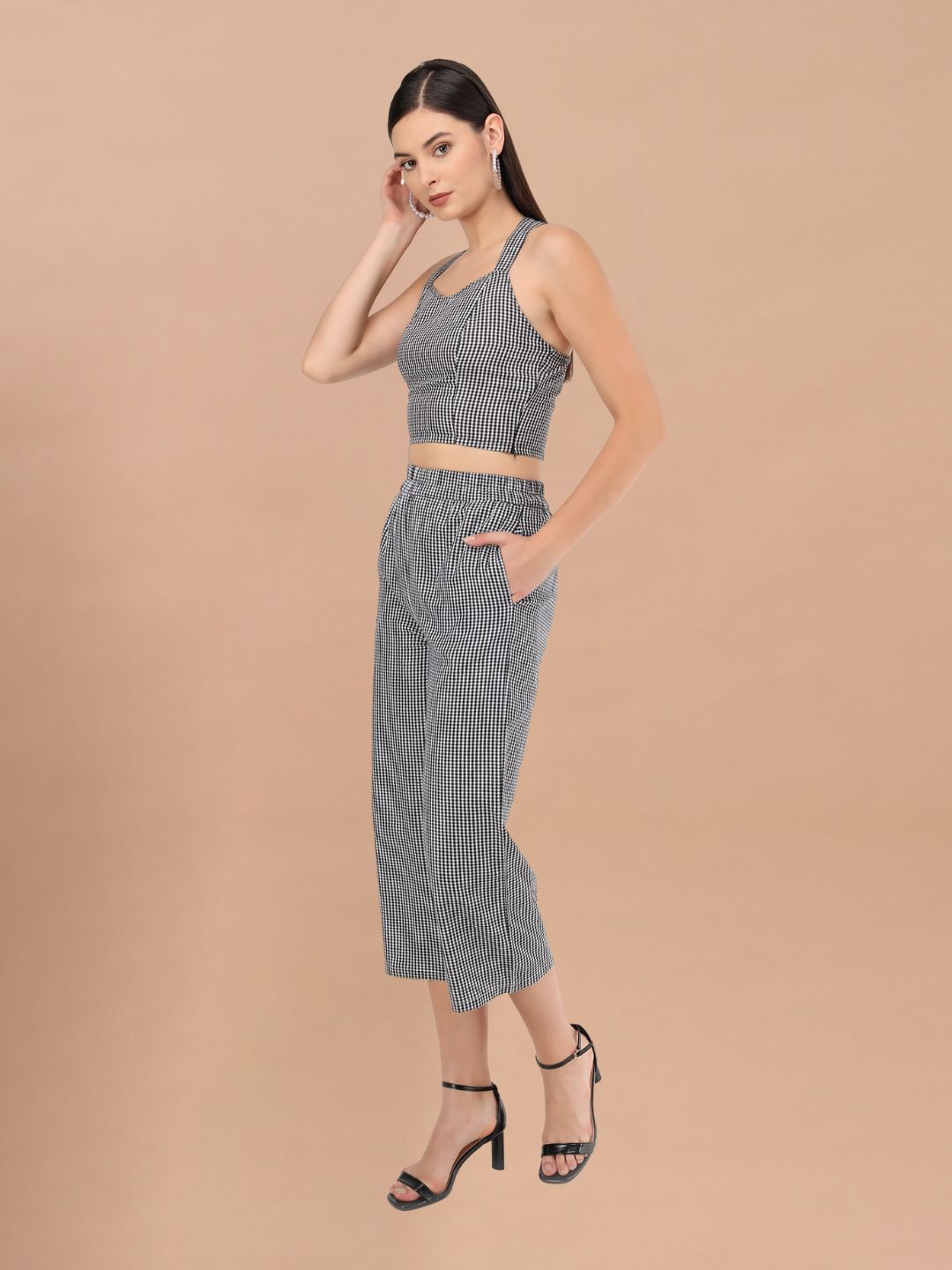 Beatnik Printed Casual Wear Sleeveless 2 Piece Coord Coords Beatnik India