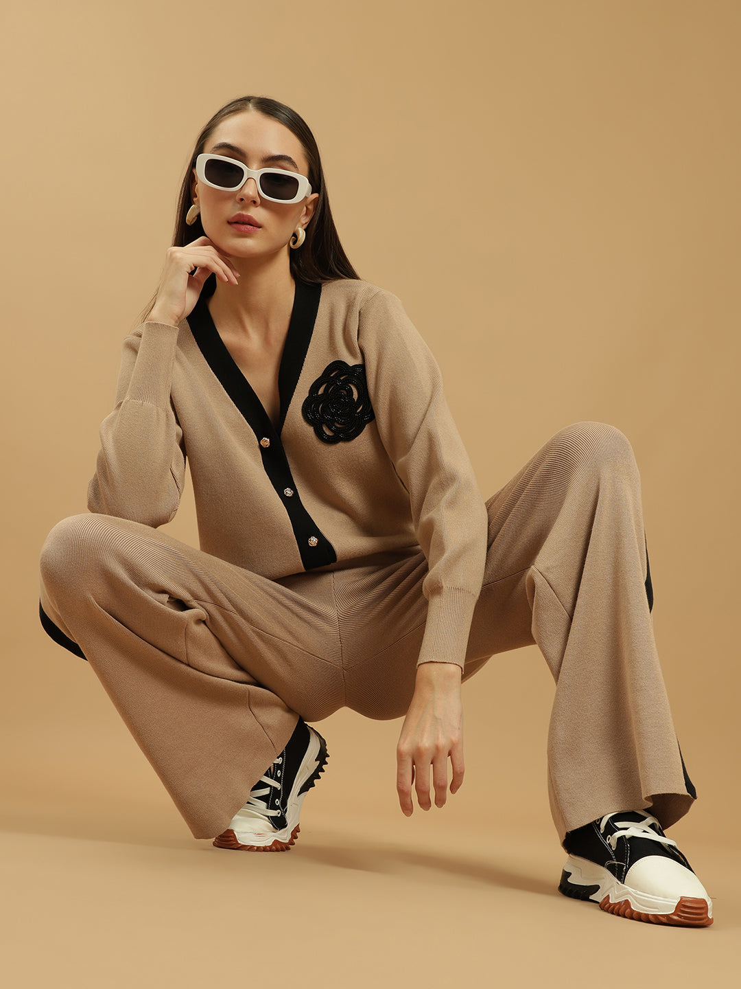 Beatnik Beige 2 Piece Coord Womens Coords Beatnik India