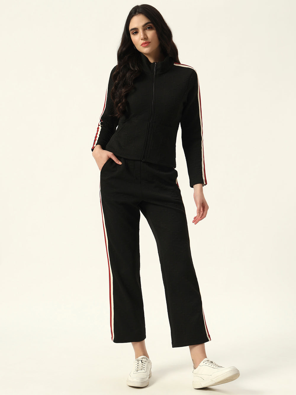 Womens Black 2 Piece Coord Set