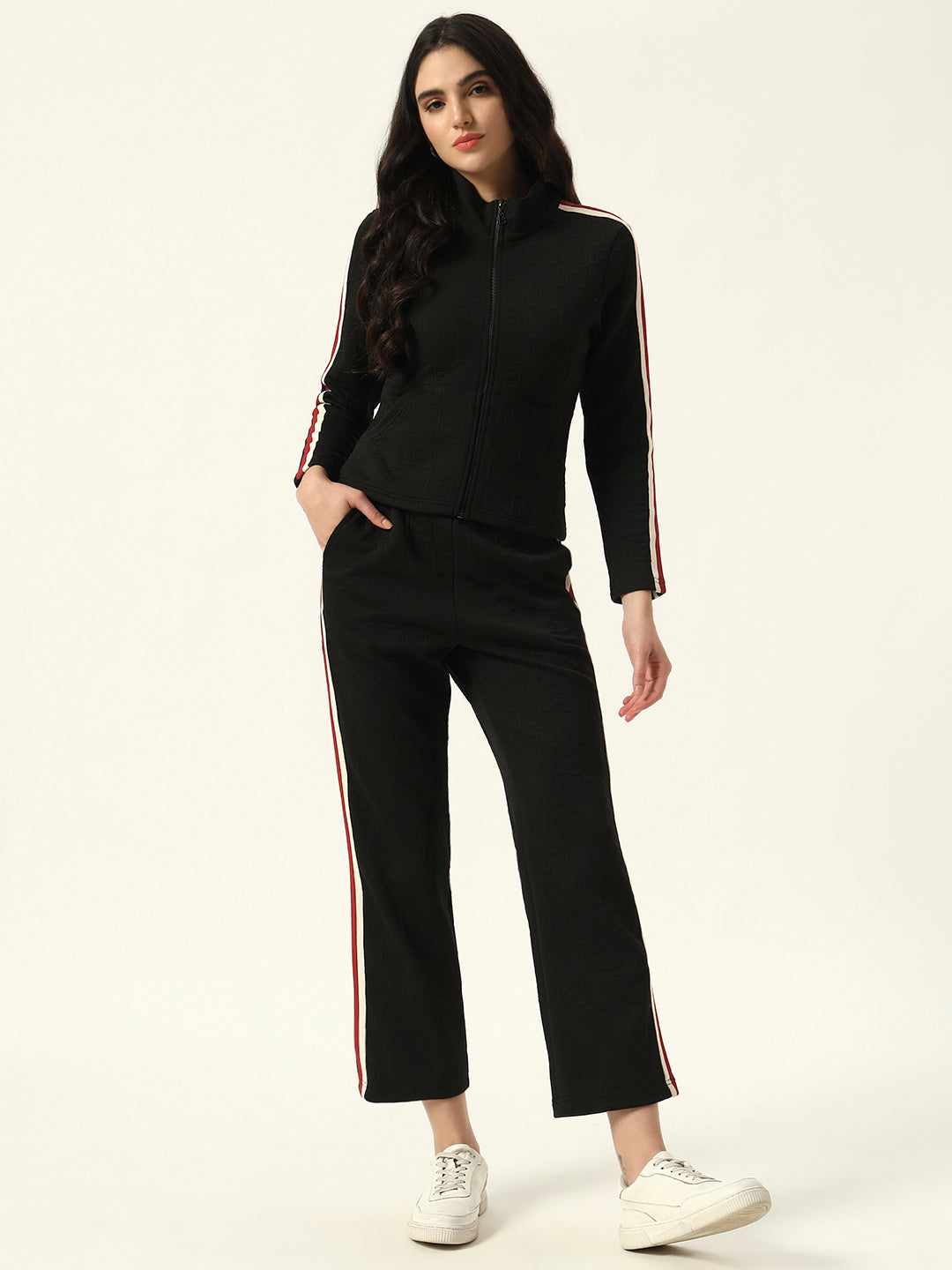 Womens Black 2 Piece Coord Set