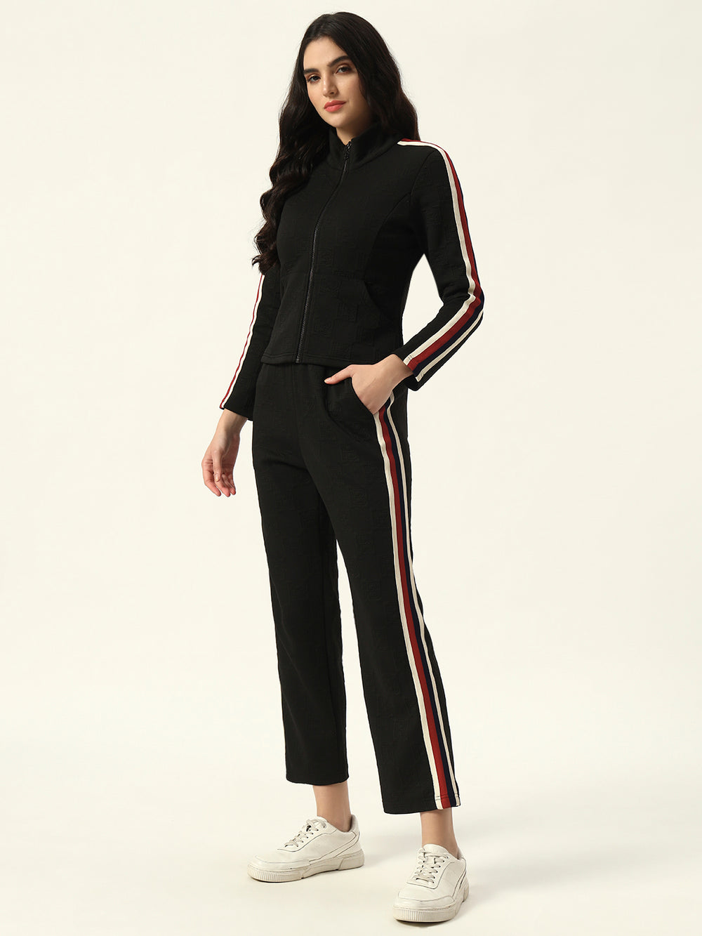 Womens Black 2 Piece Coord Set