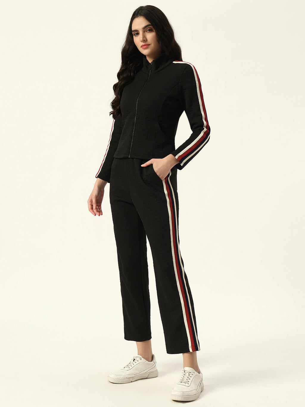 Womens Black 2 Piece Coord Set