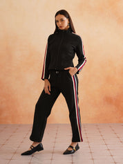 Womens Black 2 Piece Coord Set Beatnik