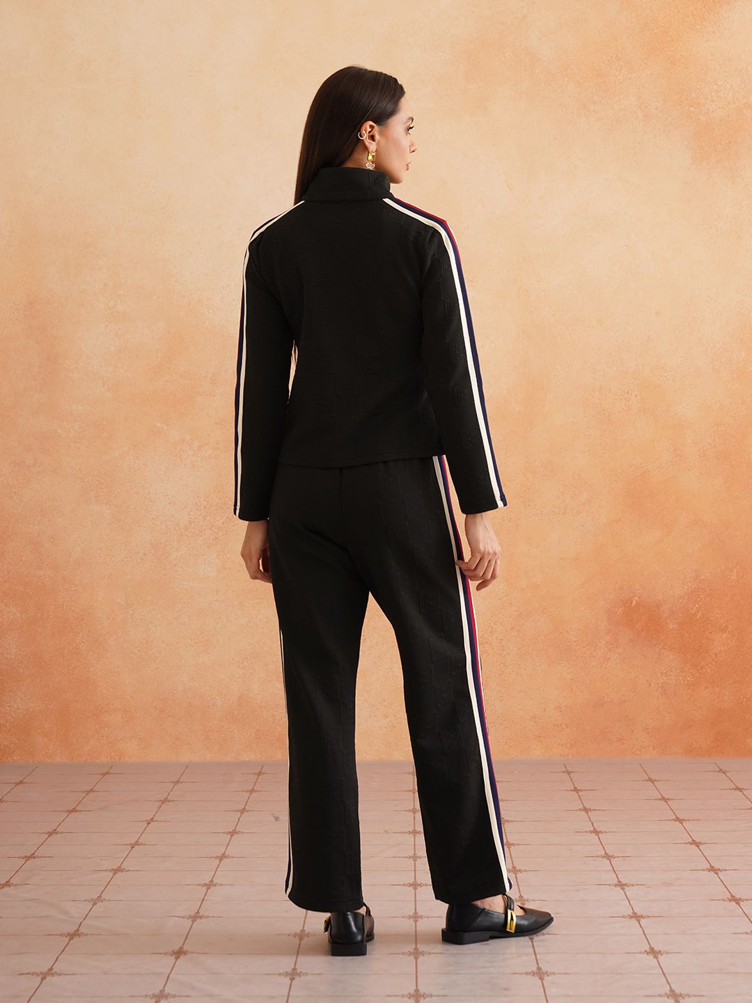 Womens Black 2 Piece Coord Set Beatnik