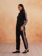 Womens Black 2 Piece Coord Set Beatnik