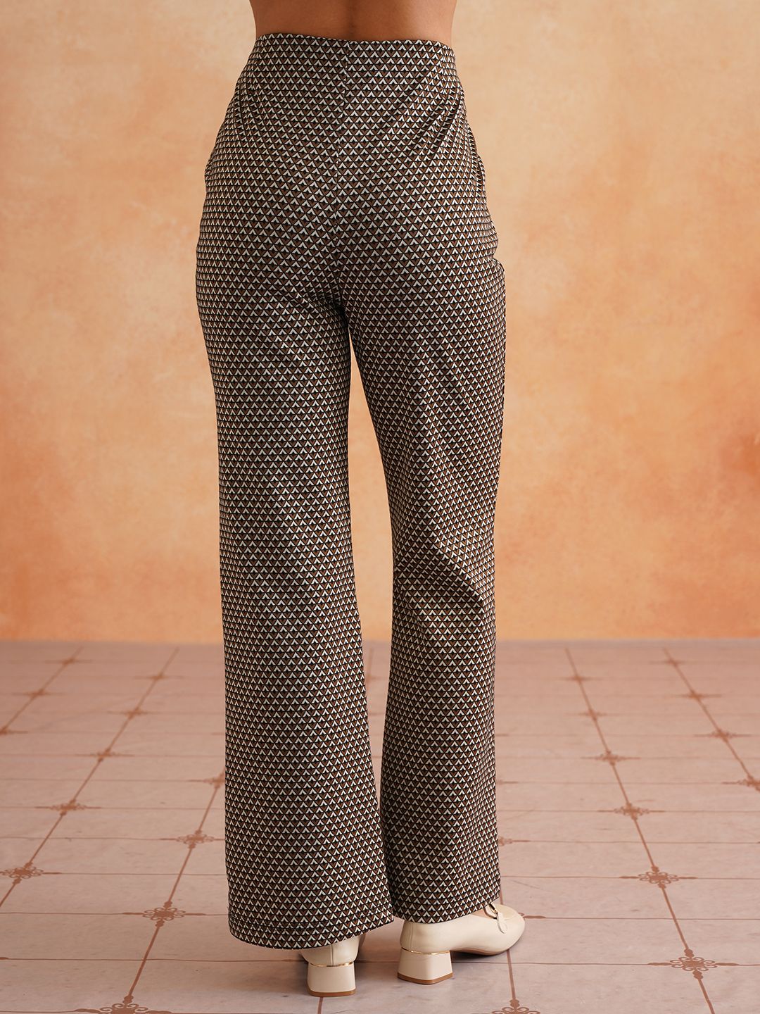 Womens 2 Piece Brown Co-ords Beatnik