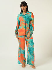 Beatnik Endlessly Stylish, Effortlessly Paired Orange Co-Ord Set