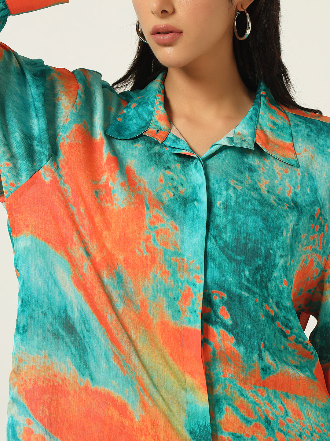 Beatnik Endlessly Stylish, Effortlessly Paired Orange Co-Ord Set