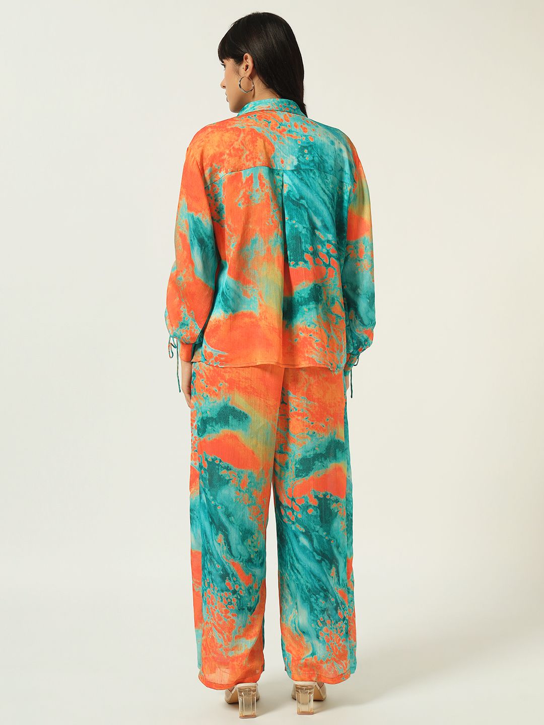 Beatnik Endlessly Stylish, Effortlessly Paired Orange Co-Ord Set