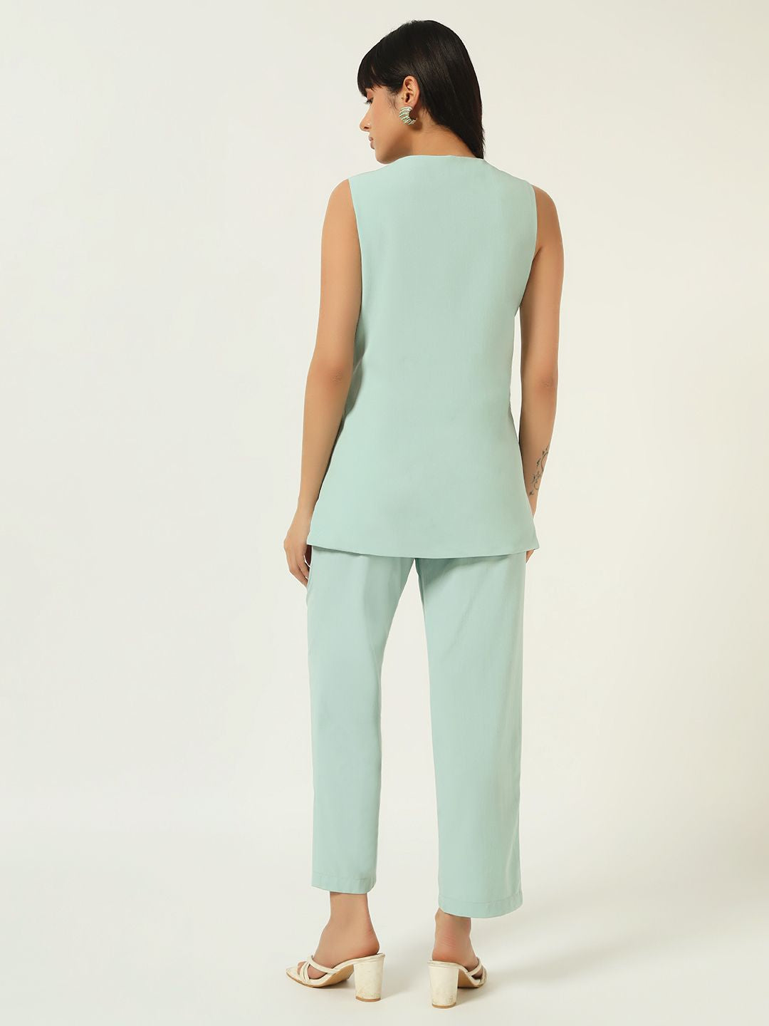 Beatnik Double the Style, Zero Effort Pistachio Green Co-Ord Set