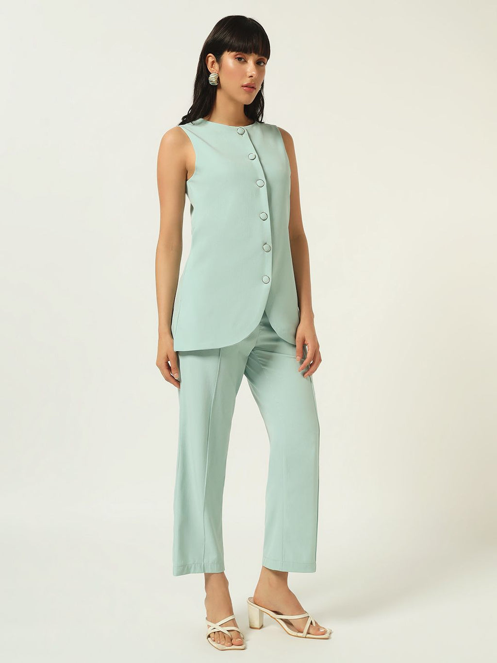 Beatnik Double the Style, Zero Effort Pistachio Green Co-Ord Set