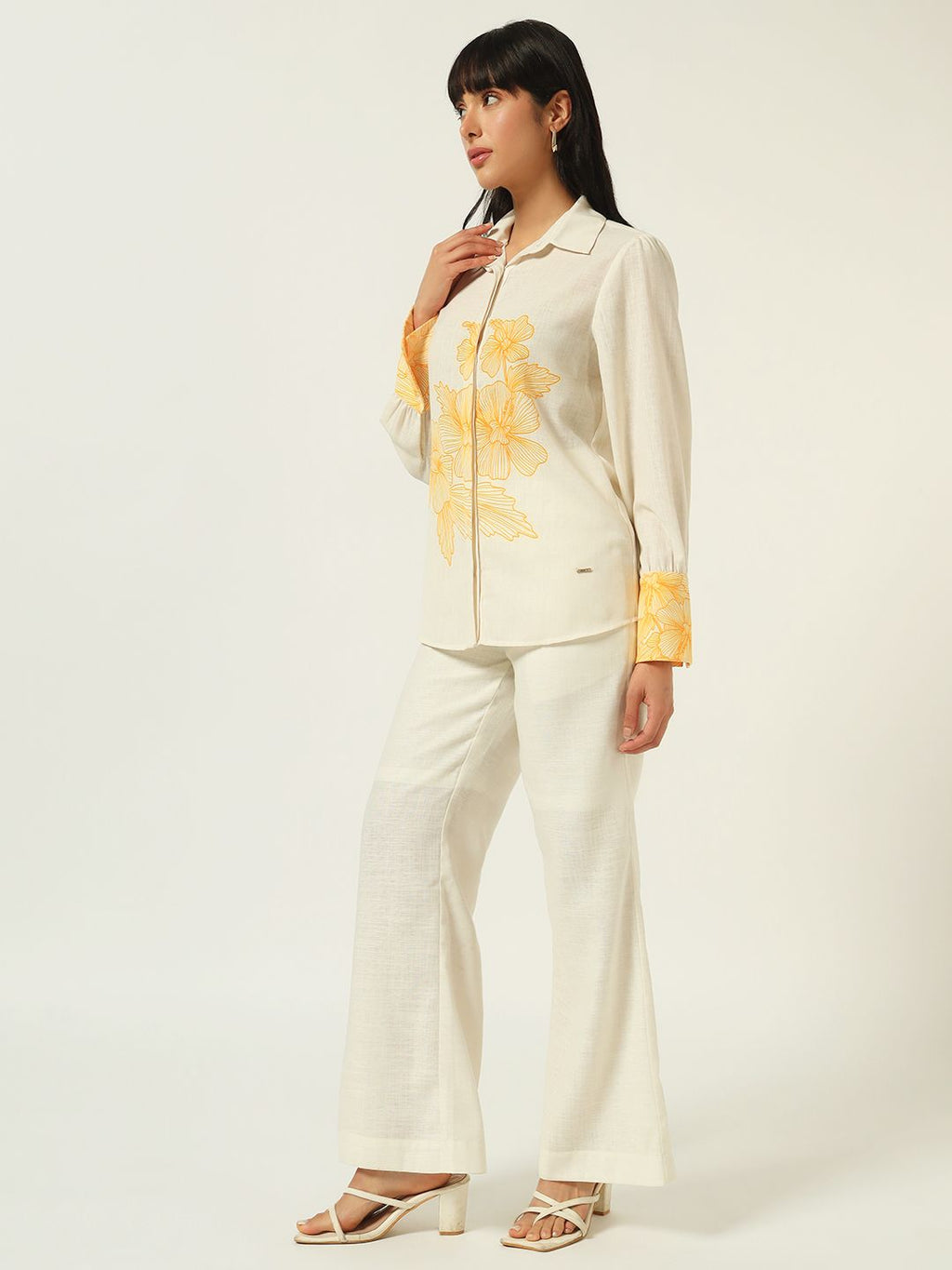 Beatnik Your Go-To Match for Instant Style Yellow Co-Ord Set