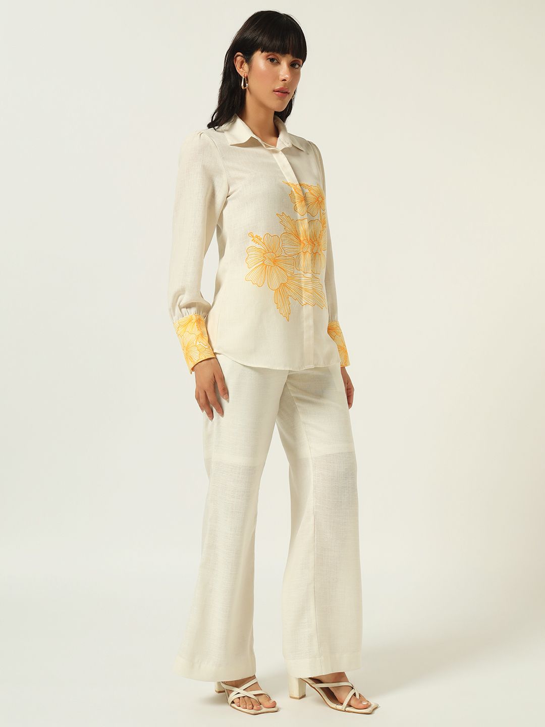 Beatnik Your Go-To Match for Instant Style Yellow Co-Ord Set