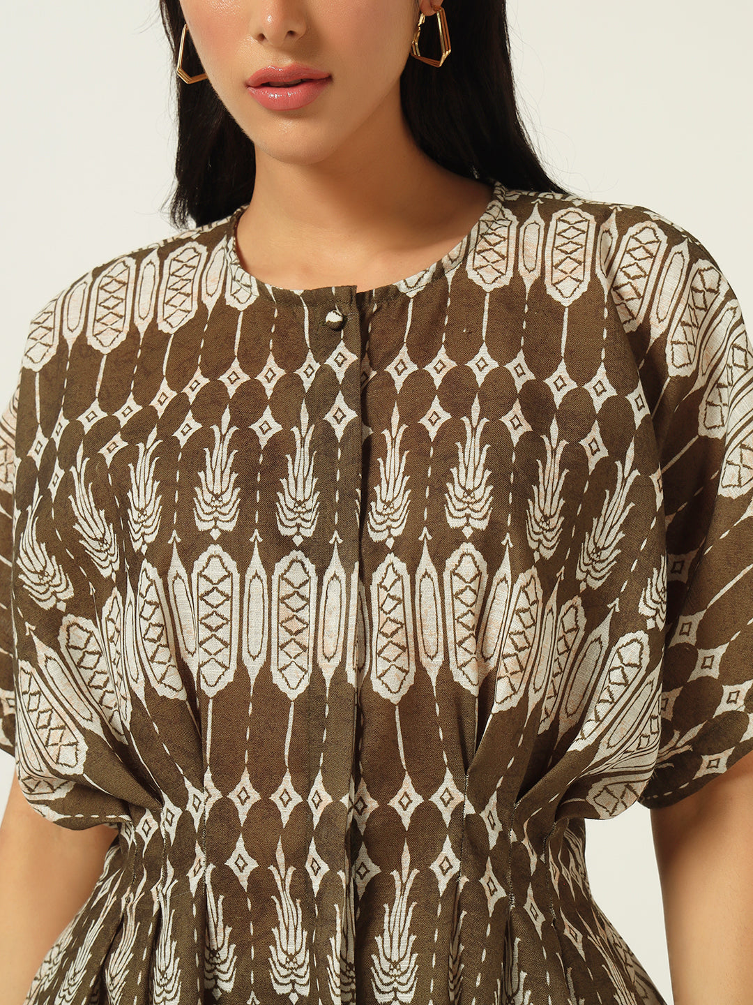 Beatnik Your Go-To Match for Instant Style Green Printed Co-Ord Set
