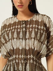 Beatnik Your Go-To Match for Instant Style Green Printed Co-Ord Set