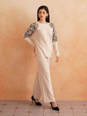 2 Piece Coord Beige Womens Coords Beatnik