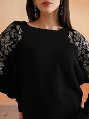 Black Two Piece Womens Coords Beatnik