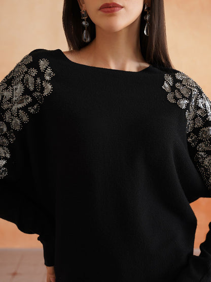 Black Two Piece Womens Coords Beatnik