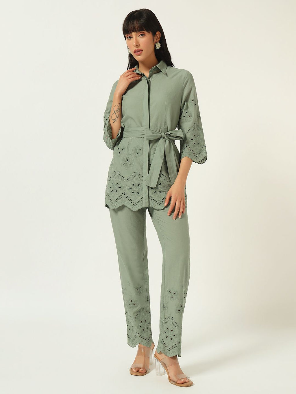 Beatnik Matching sets that instantly elevate your outfit Green Co-Ord Set