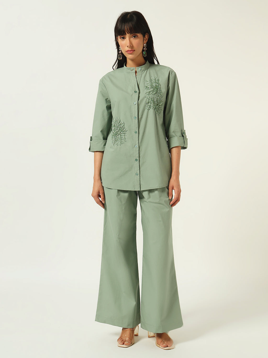 Beatnik The Set That Gets You Noticed Pistachio Green Coord Set
