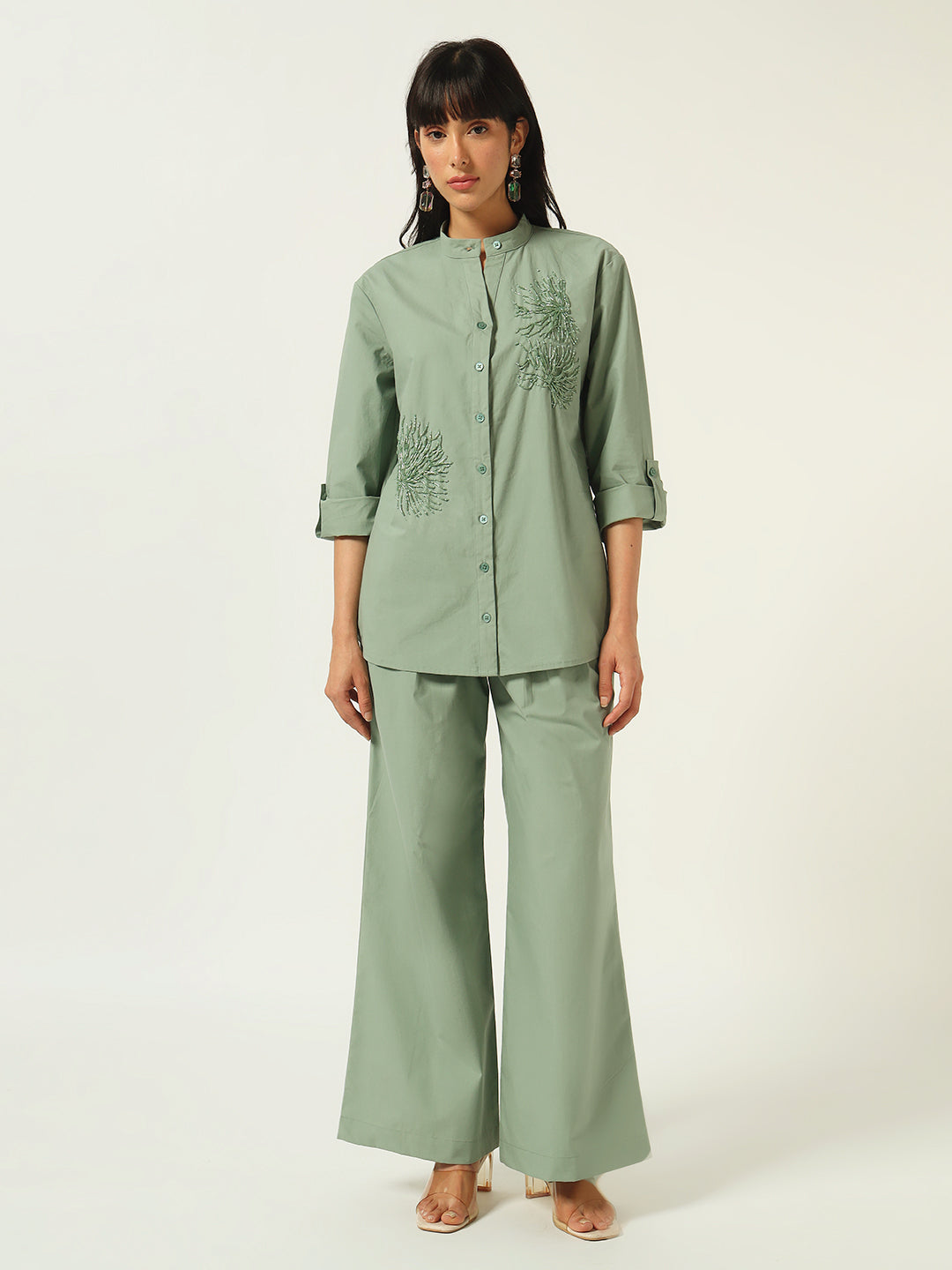 Beatnik The Set That Gets You Noticed Pistachio Green Coord Set