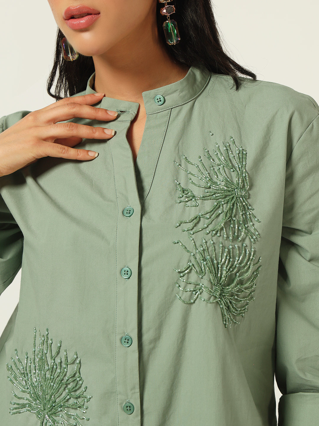 Beatnik The Set That Gets You Noticed Pistachio Green Coord Set