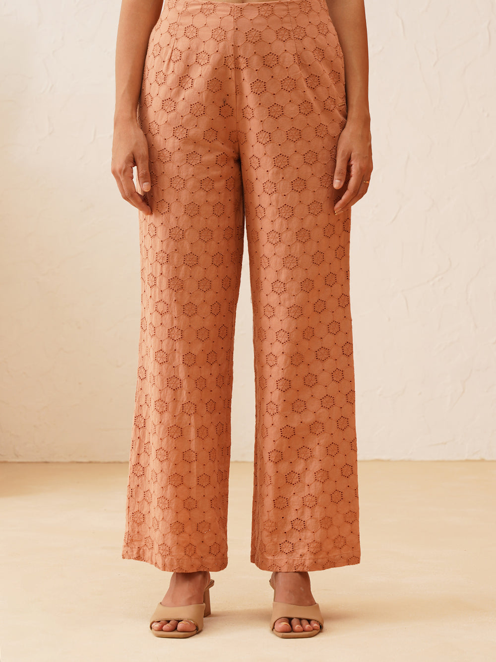 Beatnik Peach Puff 2 Piece Coord Schiffli  Womens Coords Beatnik