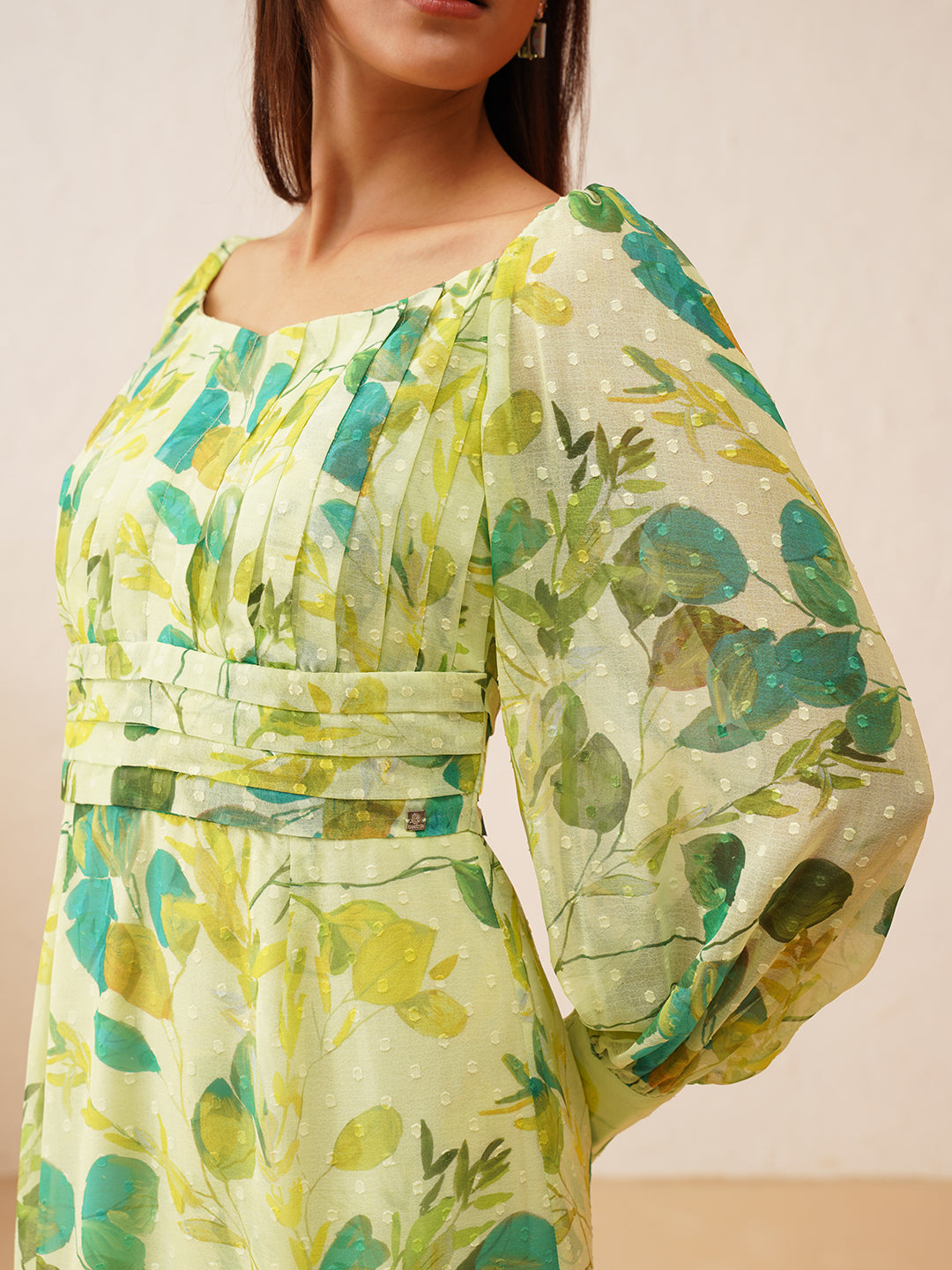Green Empire Womens Dresses Beatnik