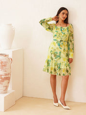 Green Empire Womens Dresses Beatnik