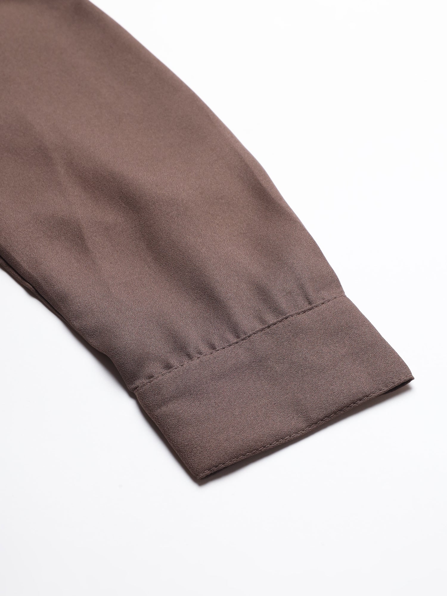 Beatnik Mini Shirt Saddle Brown Dress with Pockets Beatnik India