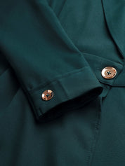 Fitted Lapel Collar Sophistication of Formal Blazer Dress Beatnik India